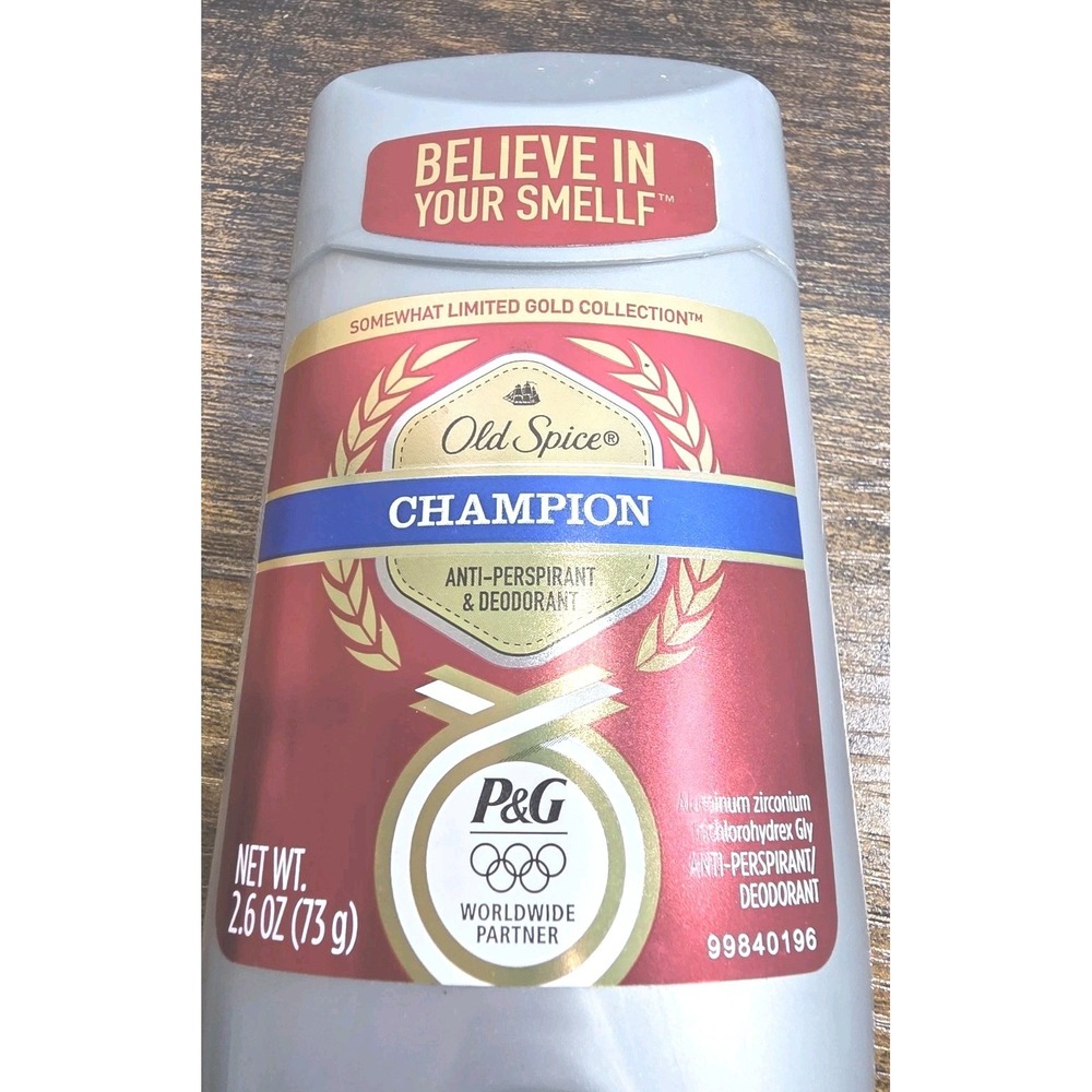 Rare Old Spice Champion Olympic Logo Deodorant 3 Oz Discontinued New